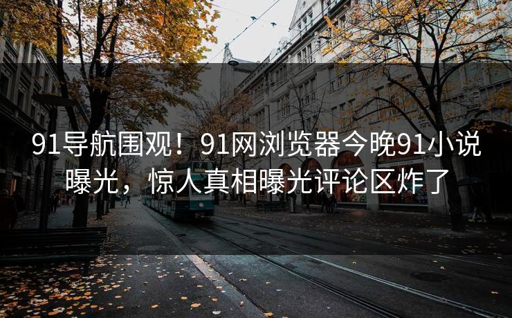 91导航围观！91网浏览器今晚91小说曝光，惊人真相曝光评论区炸了